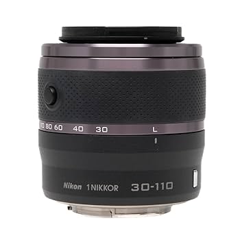 【カメラレンズ】ニコン1　Nikkor VR　30-110mm Nikon 1 NIKKOR VR 30-110mm f/3.8-5.6 Lens - White